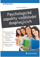 Psychologické aspekty vzdělávání dospívajících  Cover Image