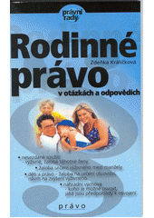 Rodinné právo v otázkách a odpovědích  Cover Image