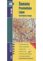 Šumava - Prachaticko, Lipno turistická mapa 1:100 000  Cover Image