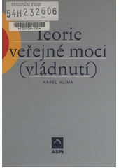 Teorie veřejné moci (vládnutí)  Cover Image