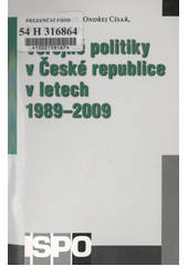 Veřejné politiky v České republice v letech 1989-2009  Cover Image