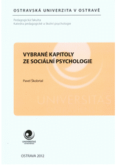 Vybrané kapitoly ze sociální psychologie  Cover Image