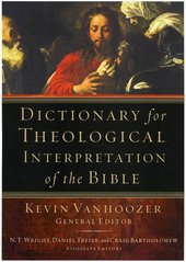 Dictionary for theological interpretation of the Bible  Cover Image