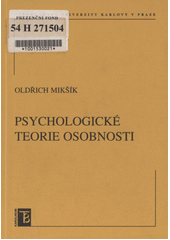 Psychologické teorie osobnosti  Cover Image