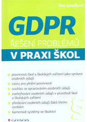 GDPR : řešení problémů v praxi škol  Cover Image