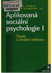 Aplikovaná sociální psychologie I  Cover Image