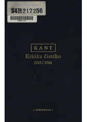 Kritika čistého rozumu  Cover Image