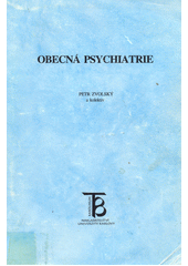 Obecná psychiatrie  Cover Image