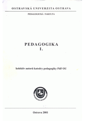 Pedagogika. I.  Cover Image